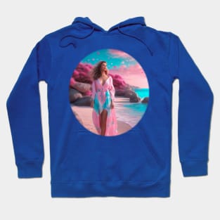 Dreamy beach walk Hoodie